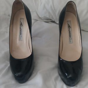 Black Brian Atwood platform stiletto heels size 36/ 5.5 US  (runs small)